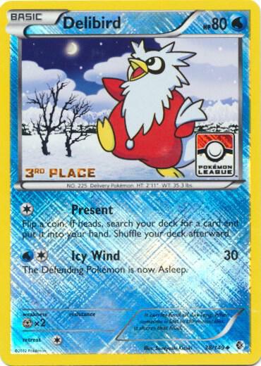Boundaries Crossed Delibird [3rd-Place-League] Pokémon card